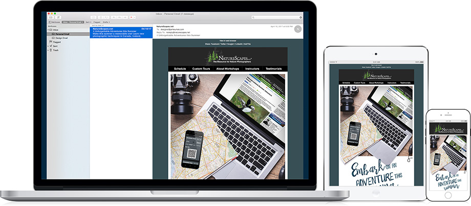 NatureScapes Travel Email Marketing - Unforgettable Adventures