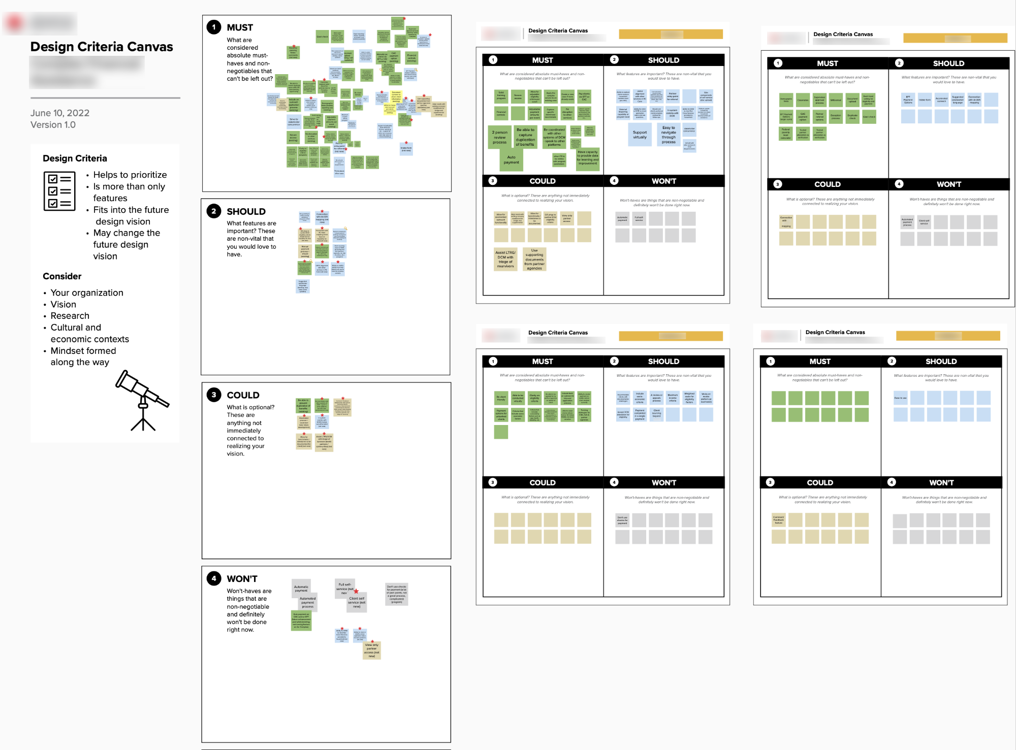 Design Criteria Canvas
