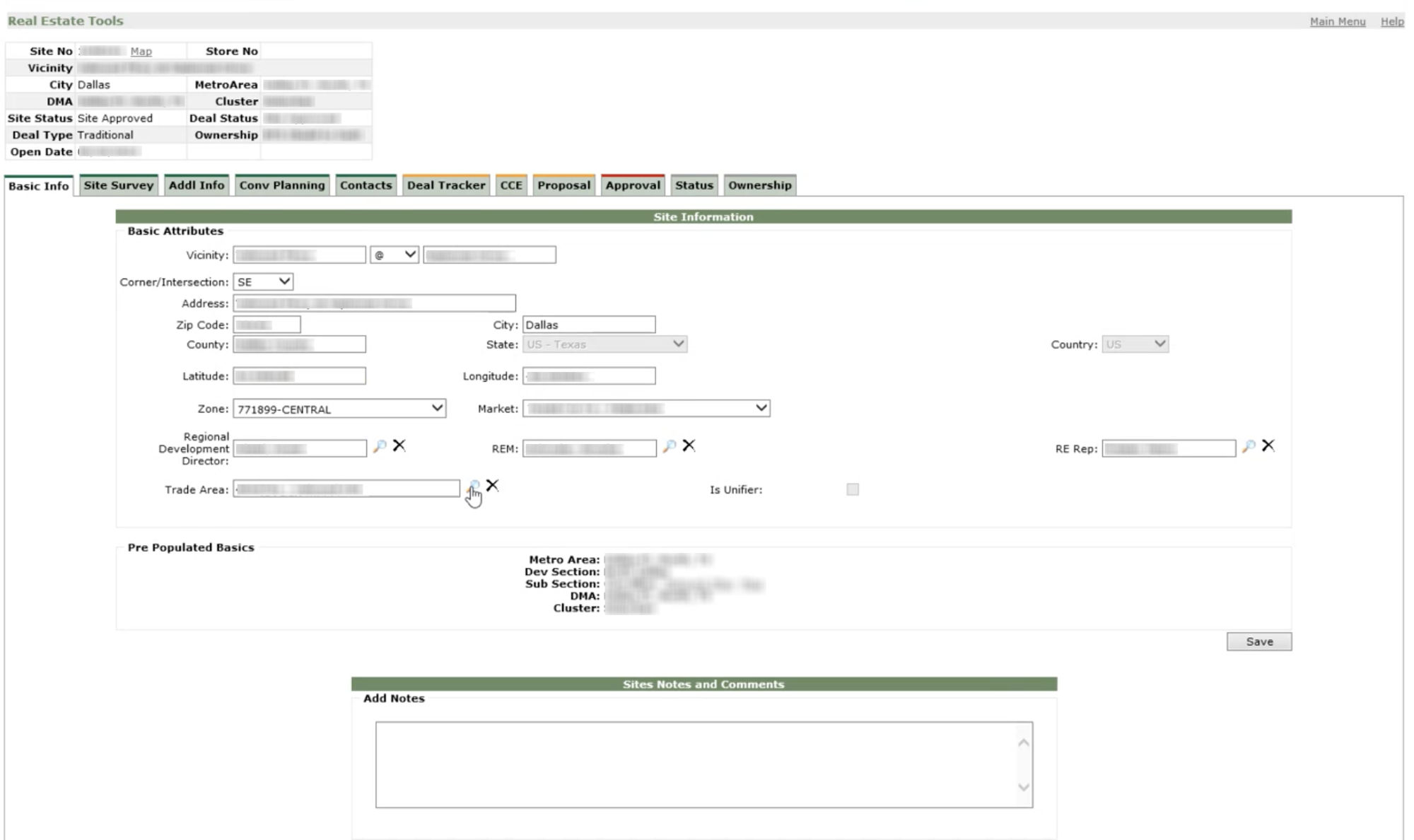 Screenshot of Demo Software