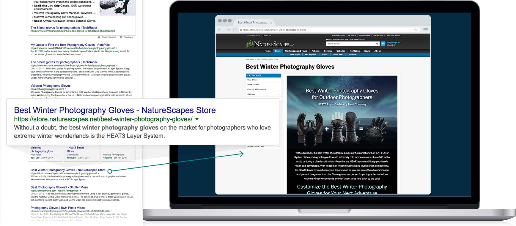 SEO - Store Landing Page