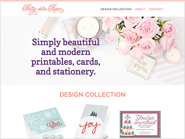 Pretty onto Paper - Home Page