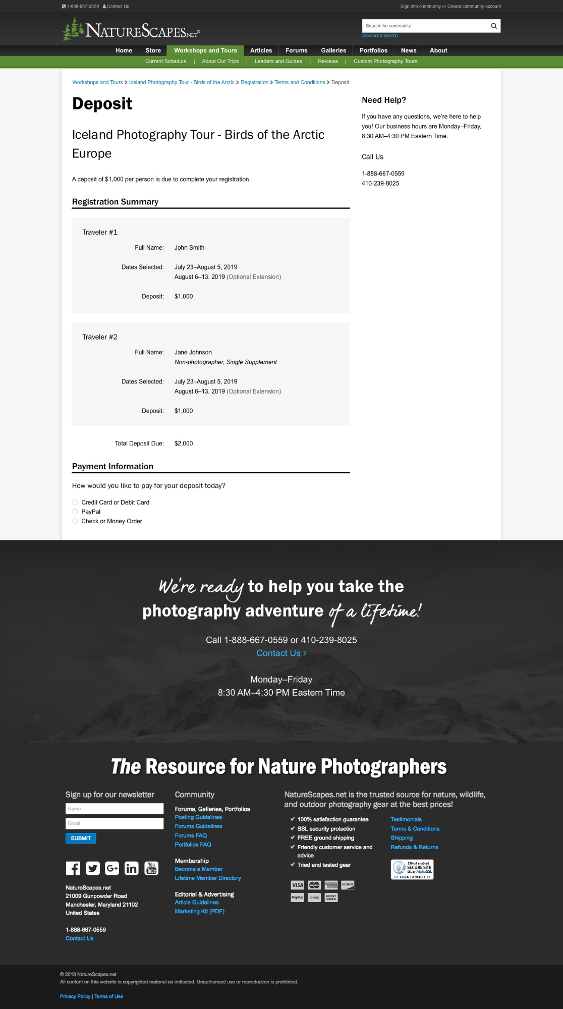 Registration Process - Step 3